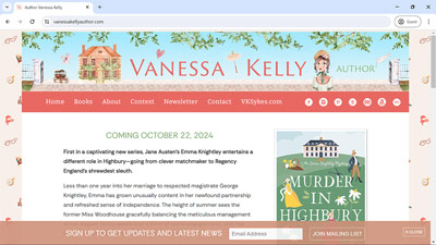 Author Vanessa Kelly  (Wordpress)- <a href='https://www.vanessakellyauthor.com/' target='_blank'>https://www.vanessakellyauthor.com/</a>